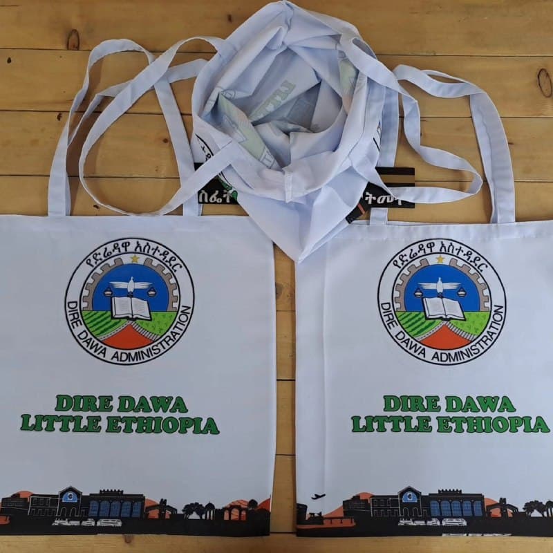 Dire Dawa Administration — printed promotional tote bags