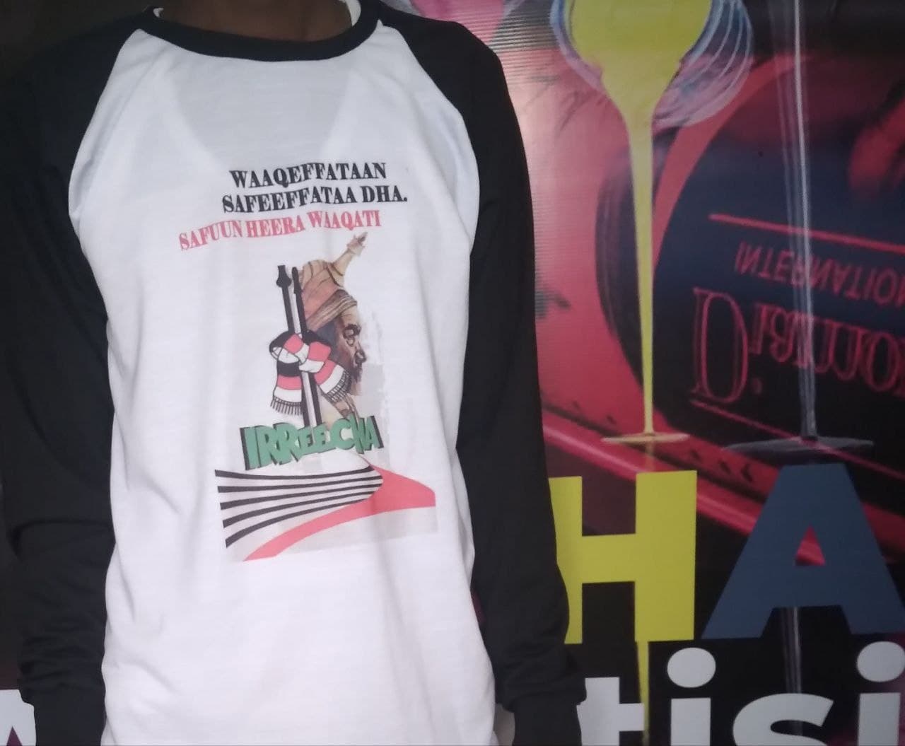 Irreecha festival t-shirt with custom print